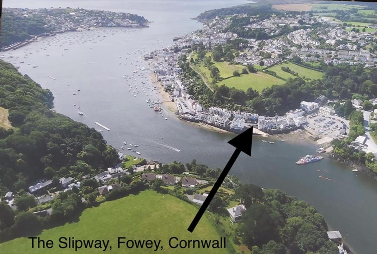 Villa The Slipway Fowey Harbour Parking 1 Min & Garden Exterior foto